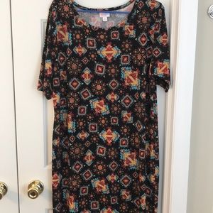 LuLaRoe Julia 3X. Washed, never worn